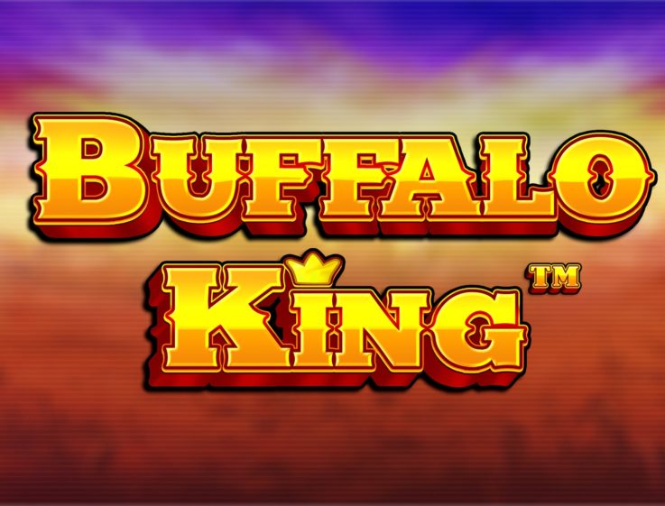 The logo of Buffalo King, a wildlife-themed slot that can be played for free on playamo.net